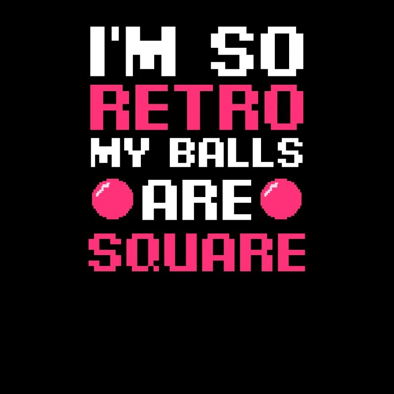 EDM Rave Techno So Retro Mes balles sont carrées
