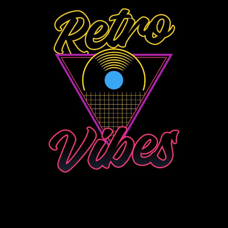 EDM Rave Techno 80er Jahre Retro Vibes