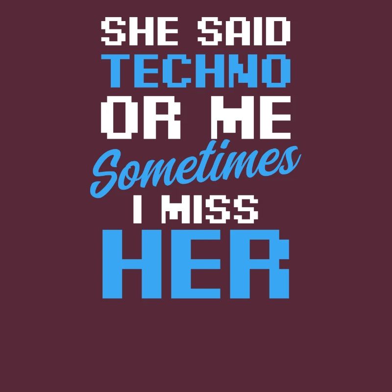 EDM Rave Techno sagte Techno oder ich manchmal vermissen