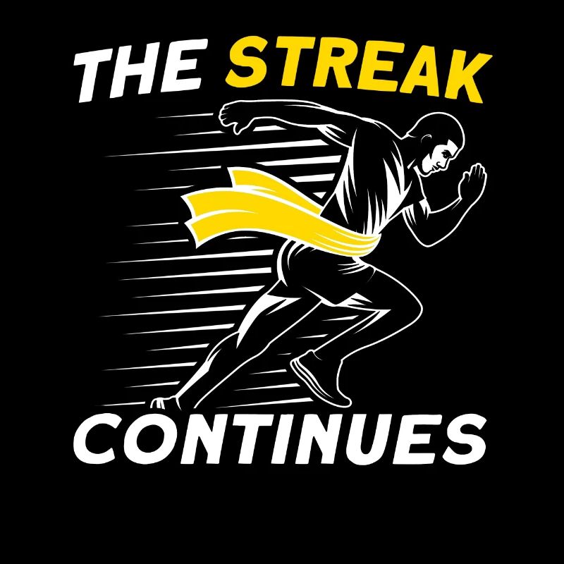 Motivation Streak Running Läufer Marathon