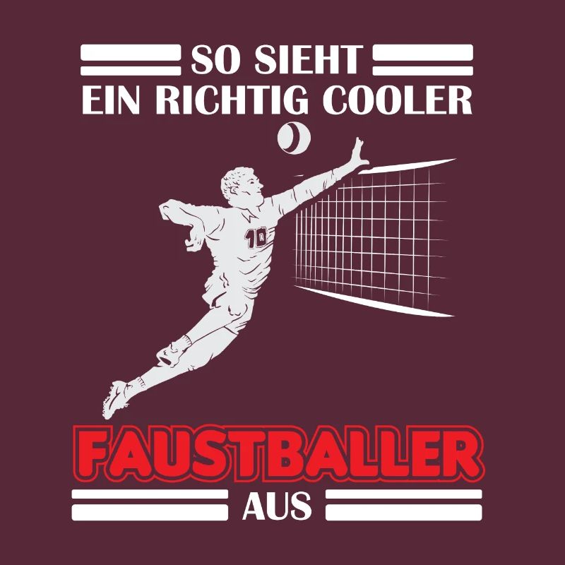 So sieht ein richtig cooler Faustballer Faustball