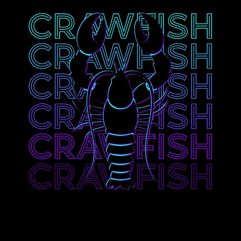 Crayfish Retro Gift