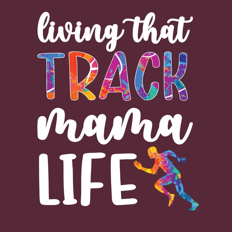 Stolze Leichtathletik-Mama Von Leichtathlet Mutter