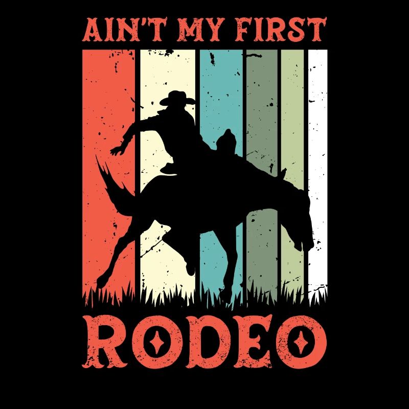 Ce n’est pas mon premier cow-boy d’équitation de rodéo