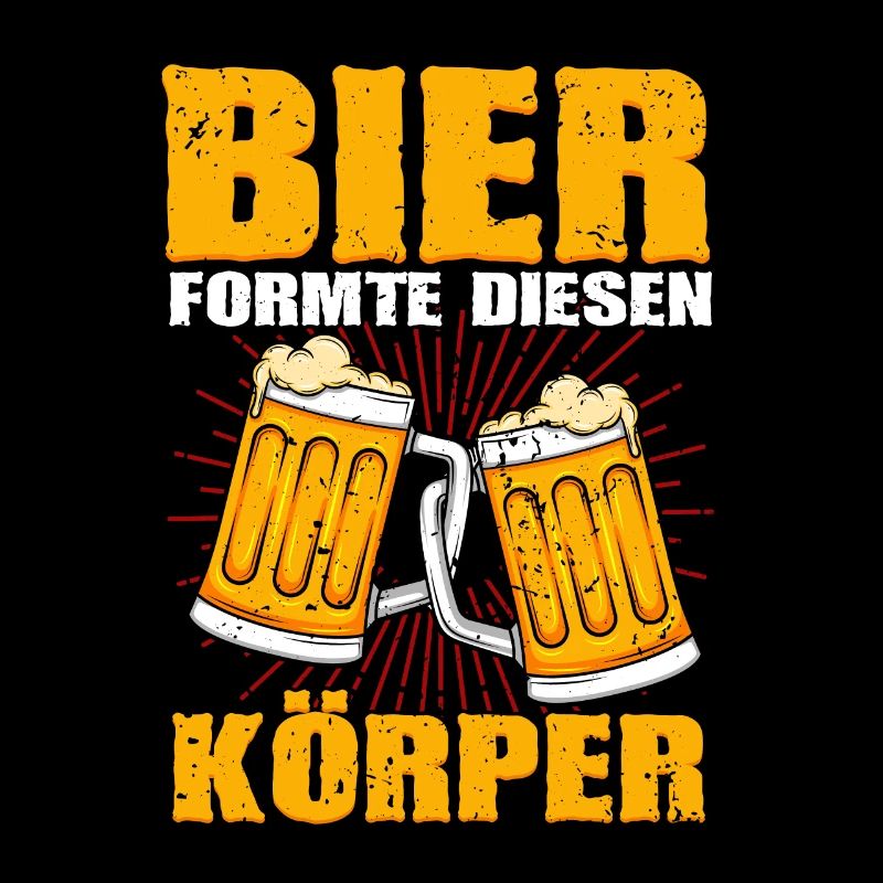 Bier formte diesen Körper Bier