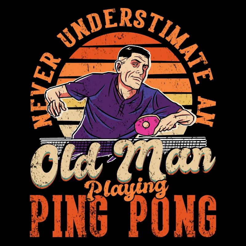 Cool Ping Pong Dad Ping Pong Player Father