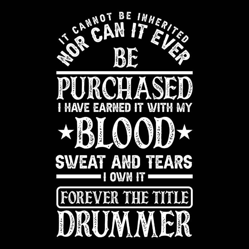 Cadeau de batteur de batterie
