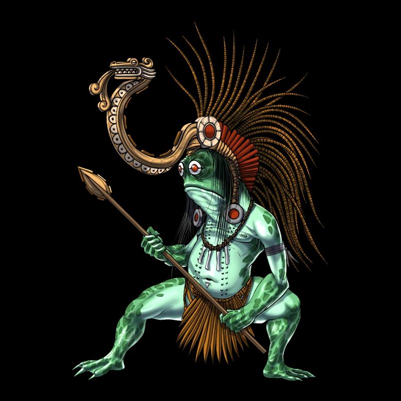 Dieu guerrier aztèque Cueyatl