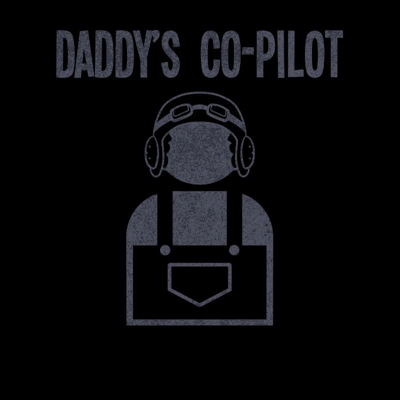 Airplane Pilot Flying Father Co-Pilot I Gift