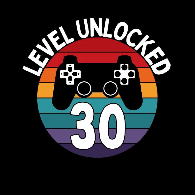 Level 30 Freigeschalten 30. Geburtstag Gaming