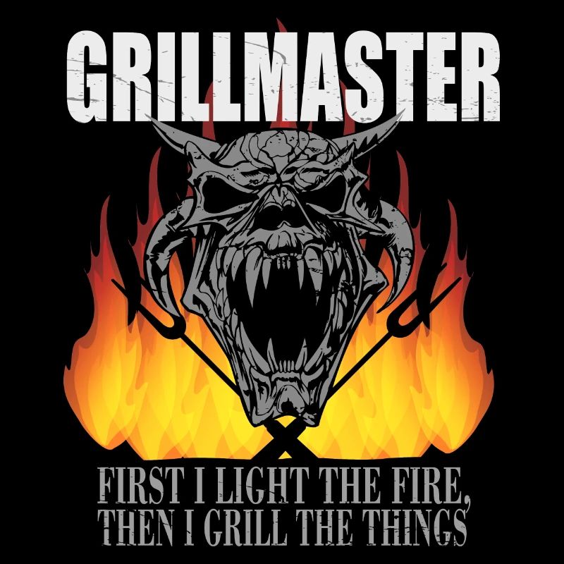 Barbecue Grillmaster First i light the fire