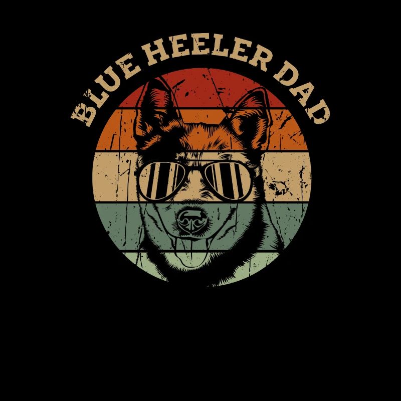 Blue Heeler Dad - dog