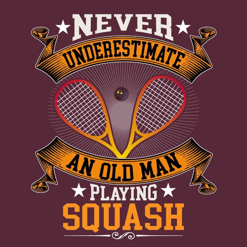 Cool Squash Dad Squash Player Father