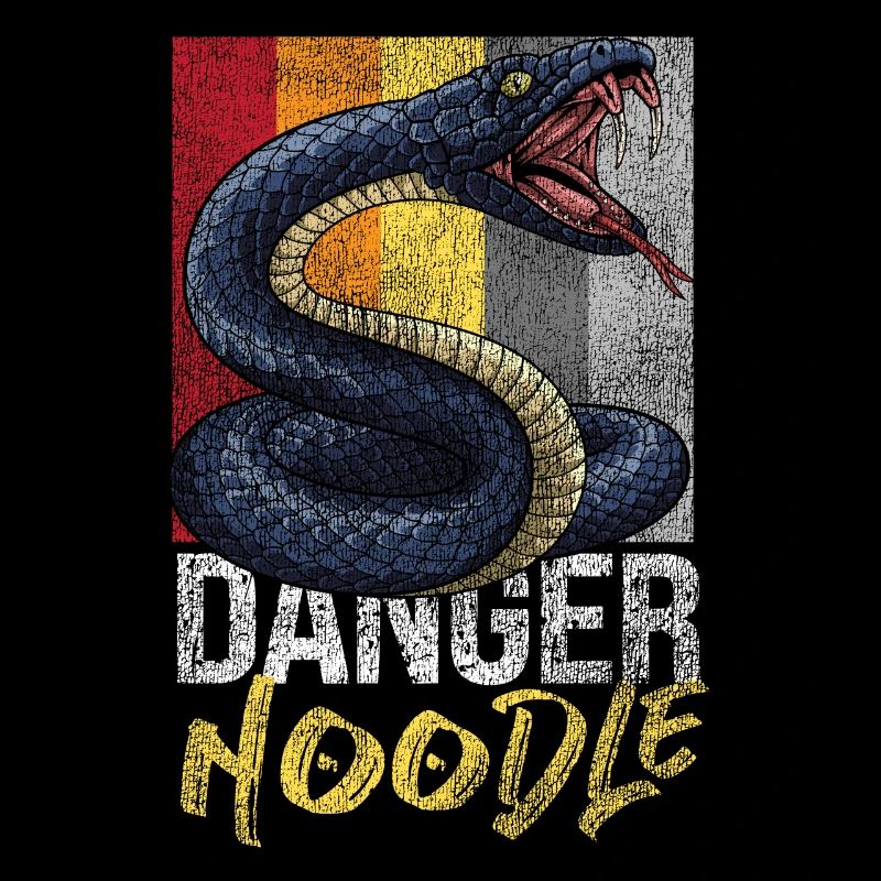 Snake Serpent Retro Vintage Danger