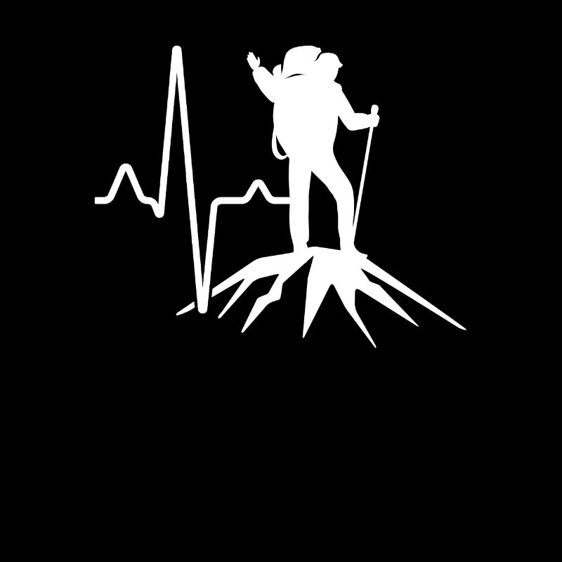 Hiking Mountains Heartbeat