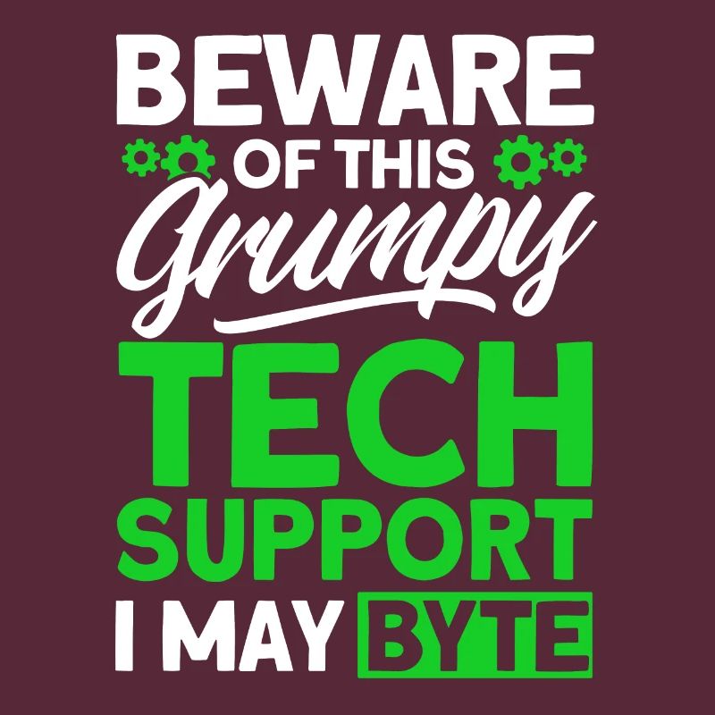 Beware of grumpy technical support