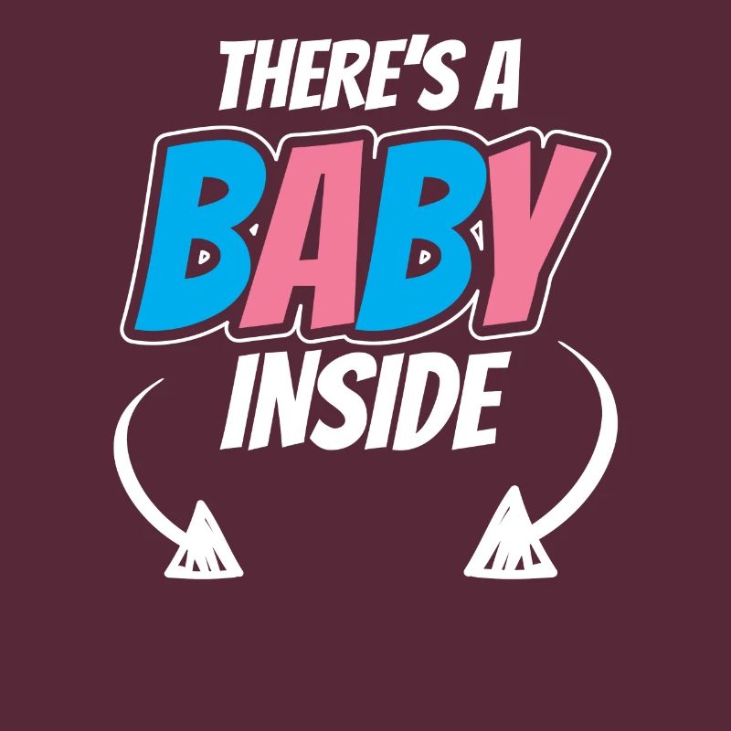 Il y a un bébé dedans enceinte Bébé à l’intérieur mignon