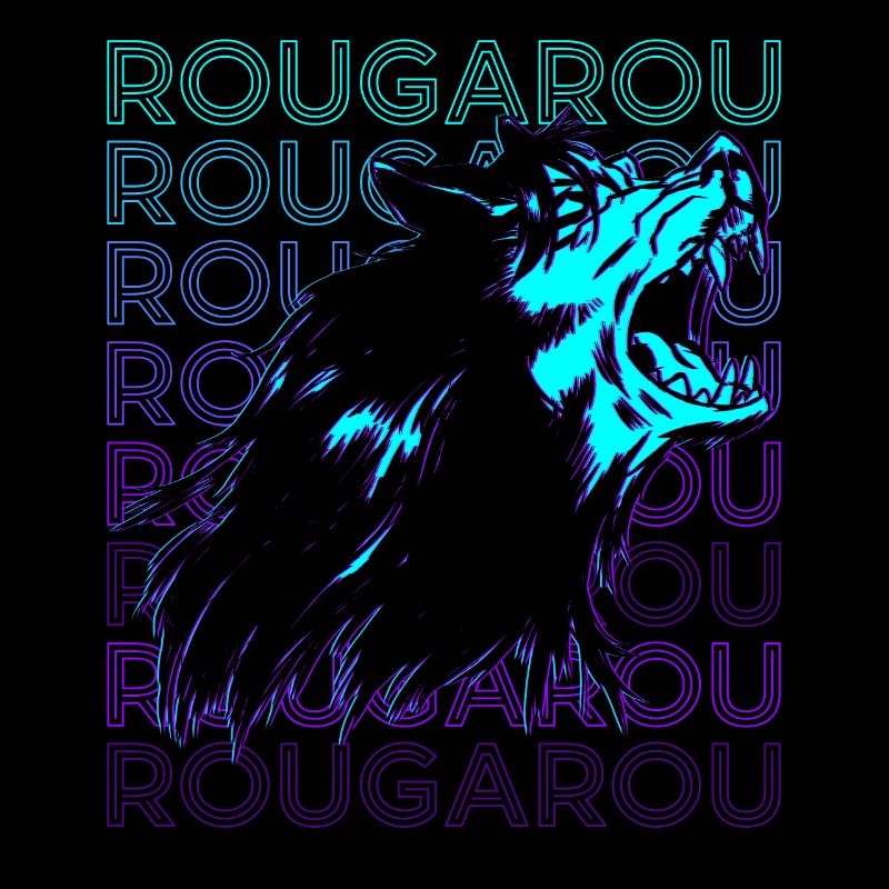 Rougarou Kryptide Kryptozoologie Retro