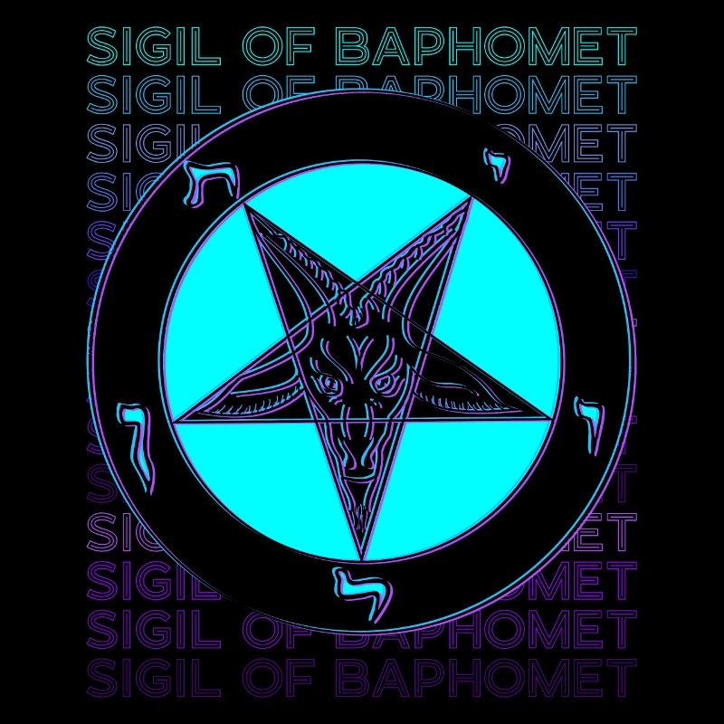 Seal of Baphomet Pentagram Occult Magic