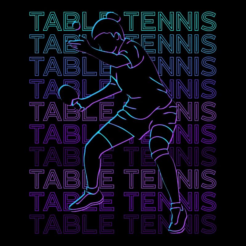 Table tennis player Retro