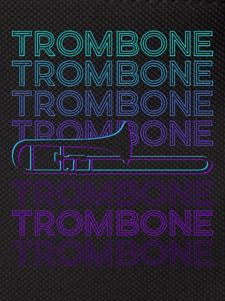Trombone Trombone Trombonist Retro