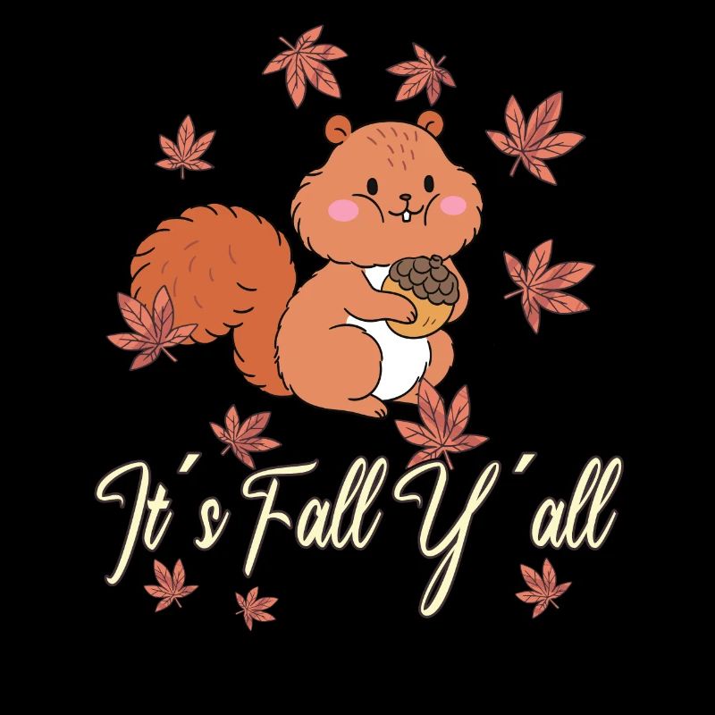 Liebe Eichhörnchen Thanksgiving Herbst Euch Alle