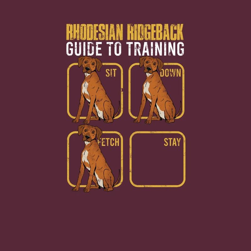 Rhodesian Ridgeback guide de formation asseyez-vous