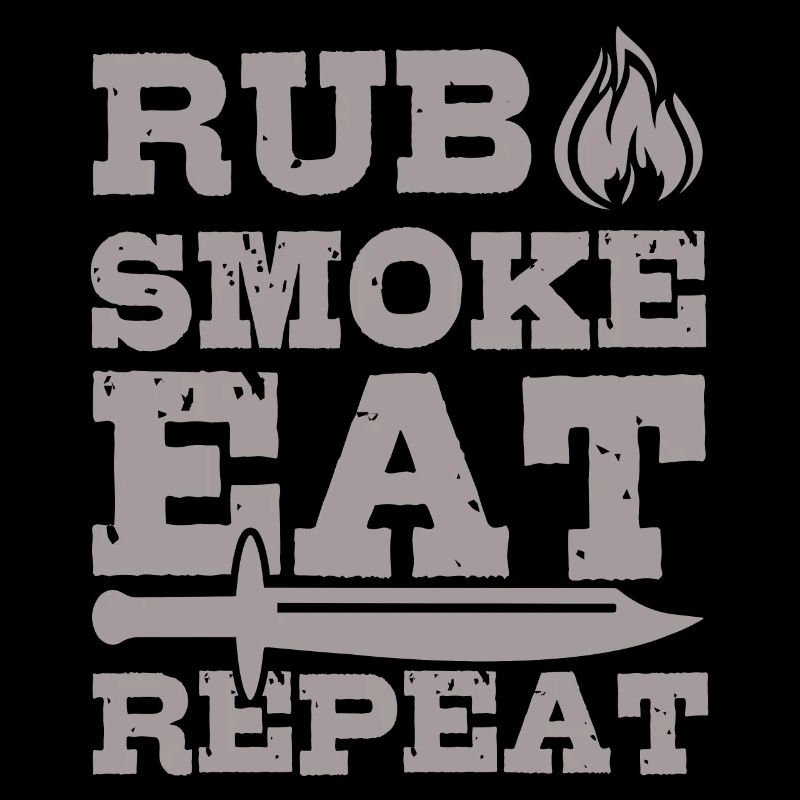 BBQ Grill RUB MANGER RÉPÉTER