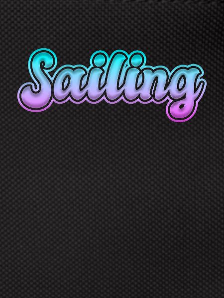sailing sailing lettering