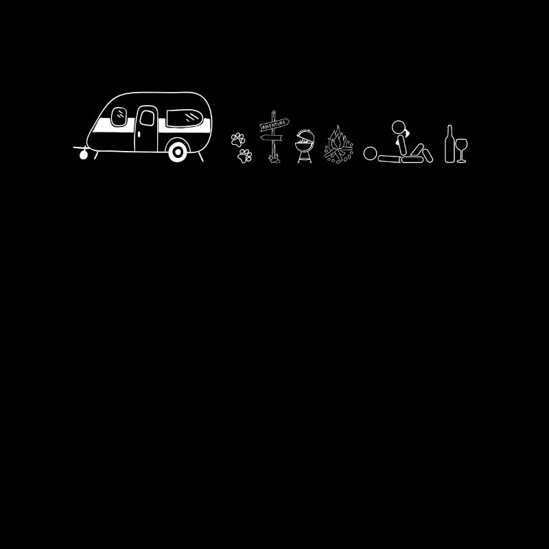 Caravan Camping Caravan Symbols