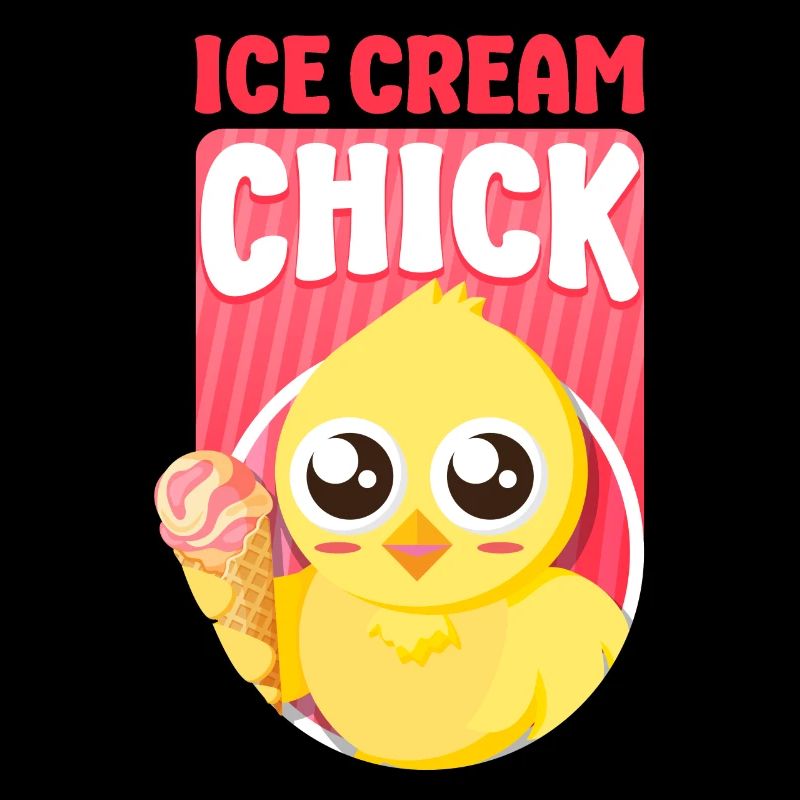 Crème glacée Cône de poulet Crème glacée