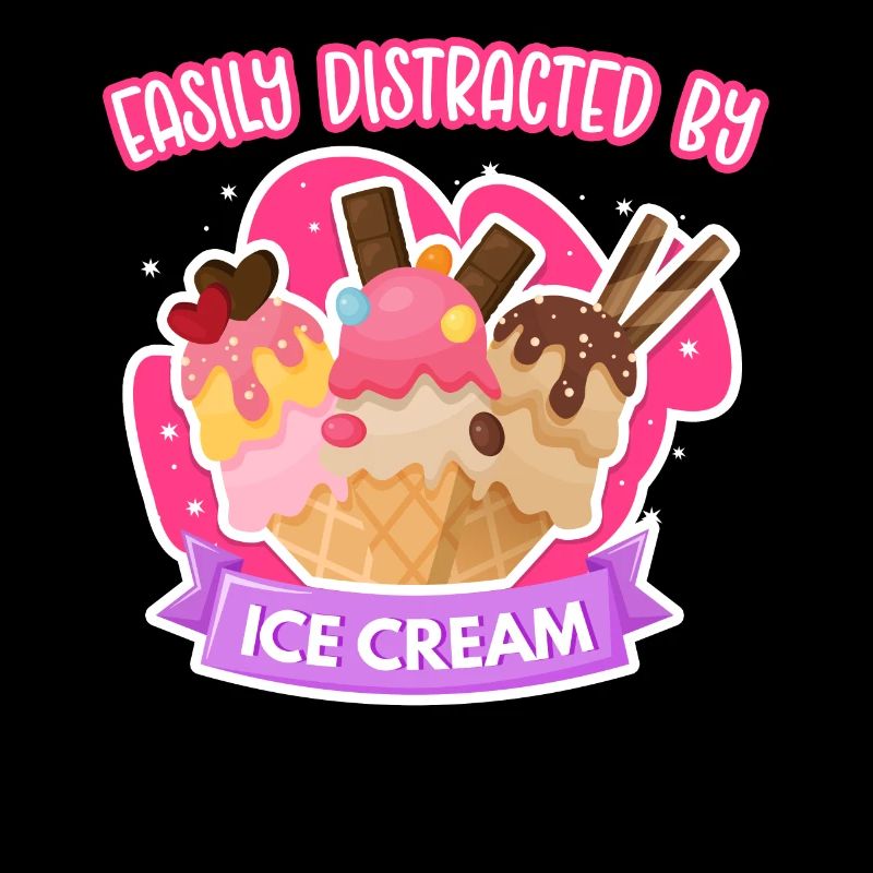 Ice Cream Cone Easily Distracted