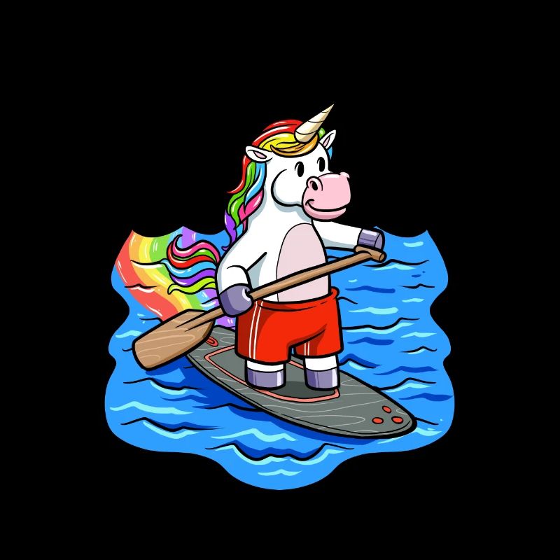 SUP Paddling Kinder Einhorn Stand Up Paddle