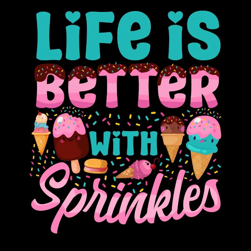 Ice Cream Cone Popsicle Life Is
