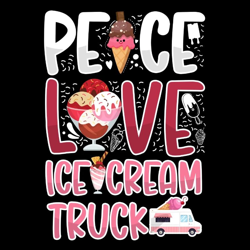 Crème glacée Camion de crème glacée Van Cone