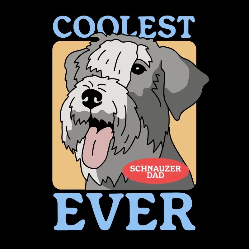 Schnauzer Dad | Hundebesitzer Herrchen Geschenk