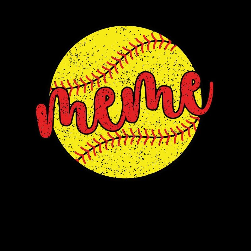 Meme Oma Eines Softballspieler Softball Meme