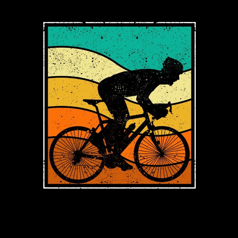 Vélo de route Vélo de route Vélo de route Vintage Cyclisme Biker