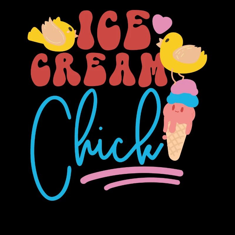 Crème glacée Cône de poulet Crème glacée