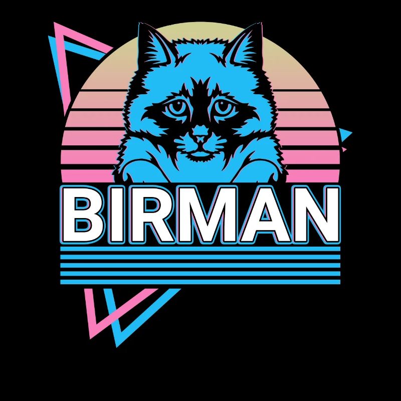 Chat birman Rétro