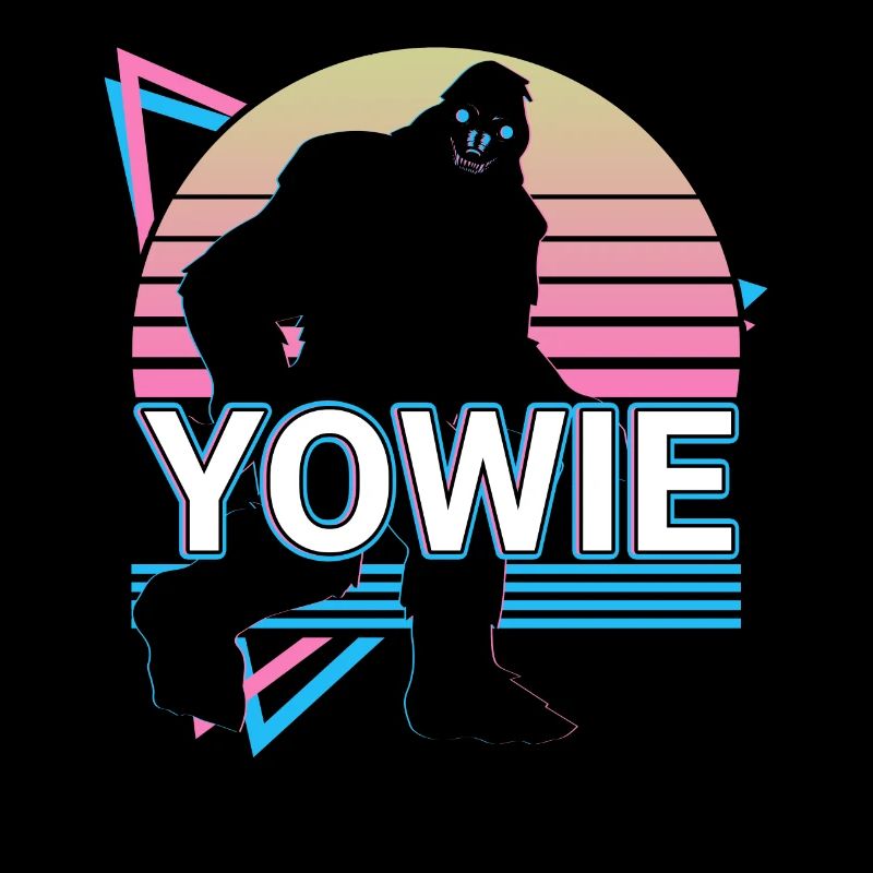 Yowie Kryptide Kryptozoologie Retro
