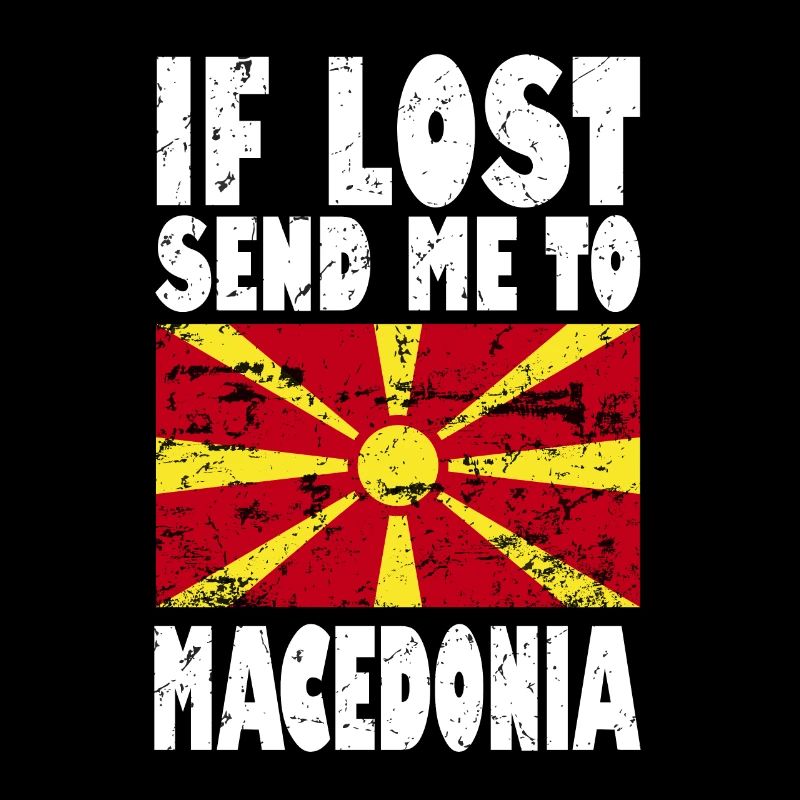 Mazedonien Flagge Spruch