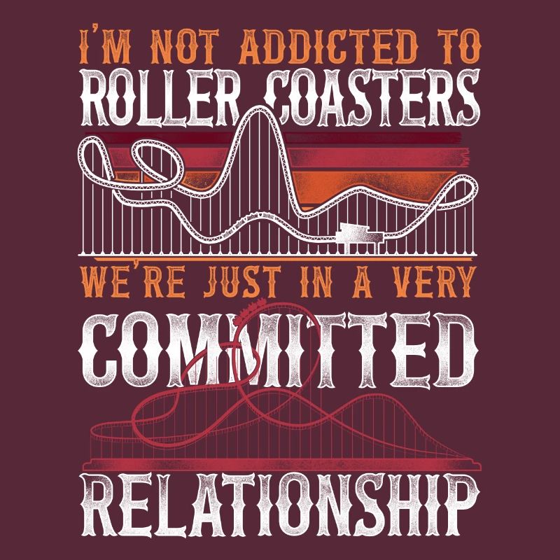 Roller Coaster Vintage Retro I'm