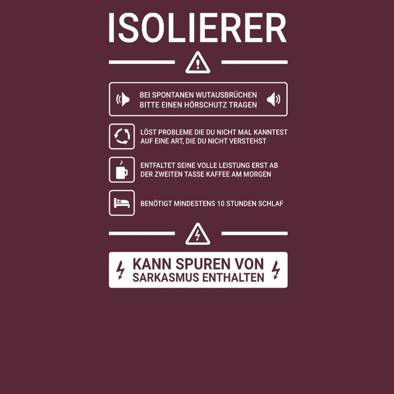 Isolierer I Isolierfacharbeiter oder