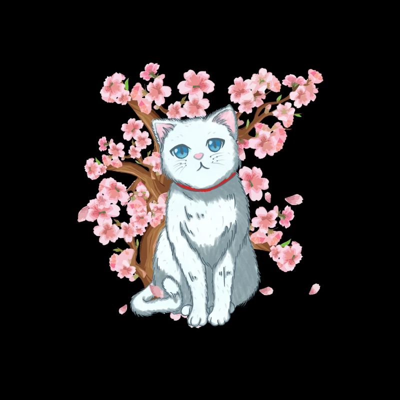 Fleur de cerisier japonais Samouraï Fleur de chat japonais