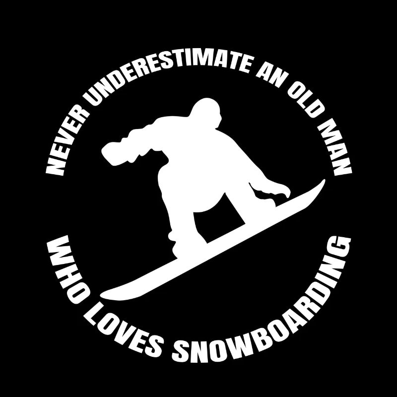 Snowboard Spruch Snowboardfahrer Wintersport