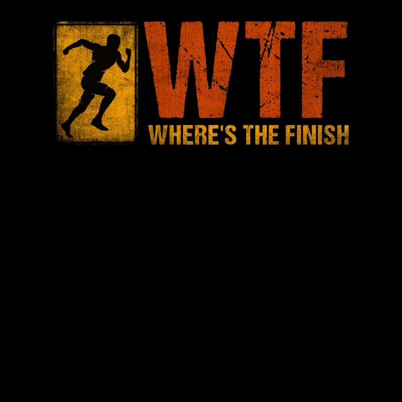 WTF - Où est le coureur de marathon amusant d’arrivée
