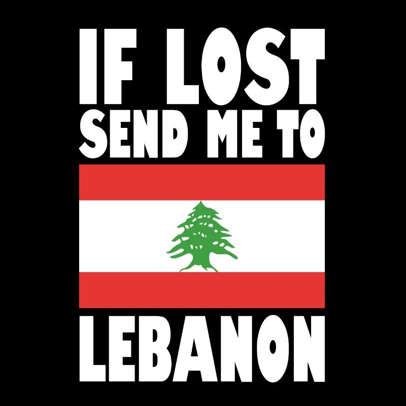 Libanon Flagge Spruch