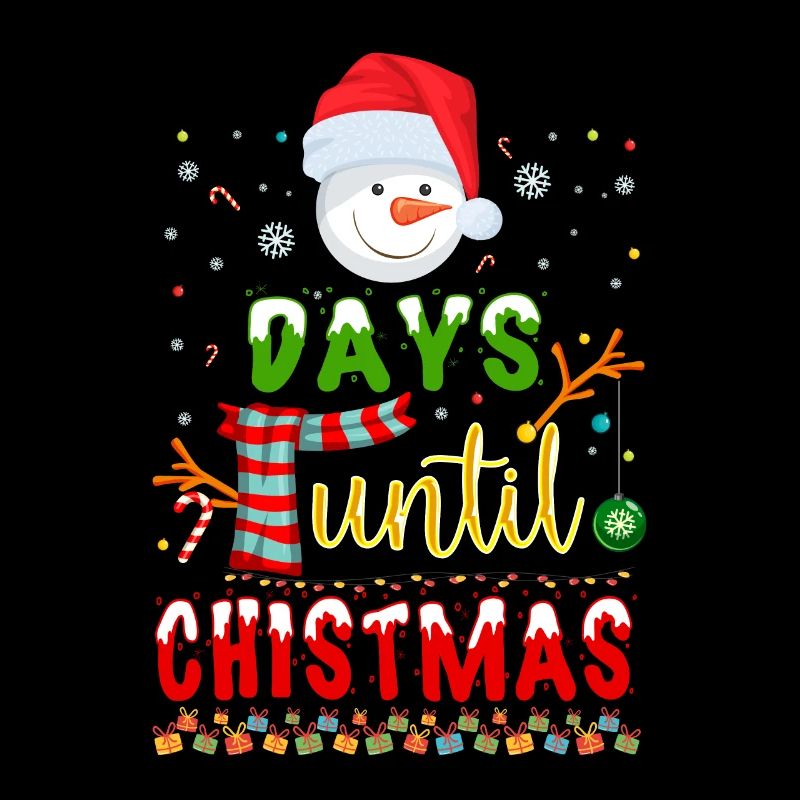 Days until Christmas Norwegian pattern