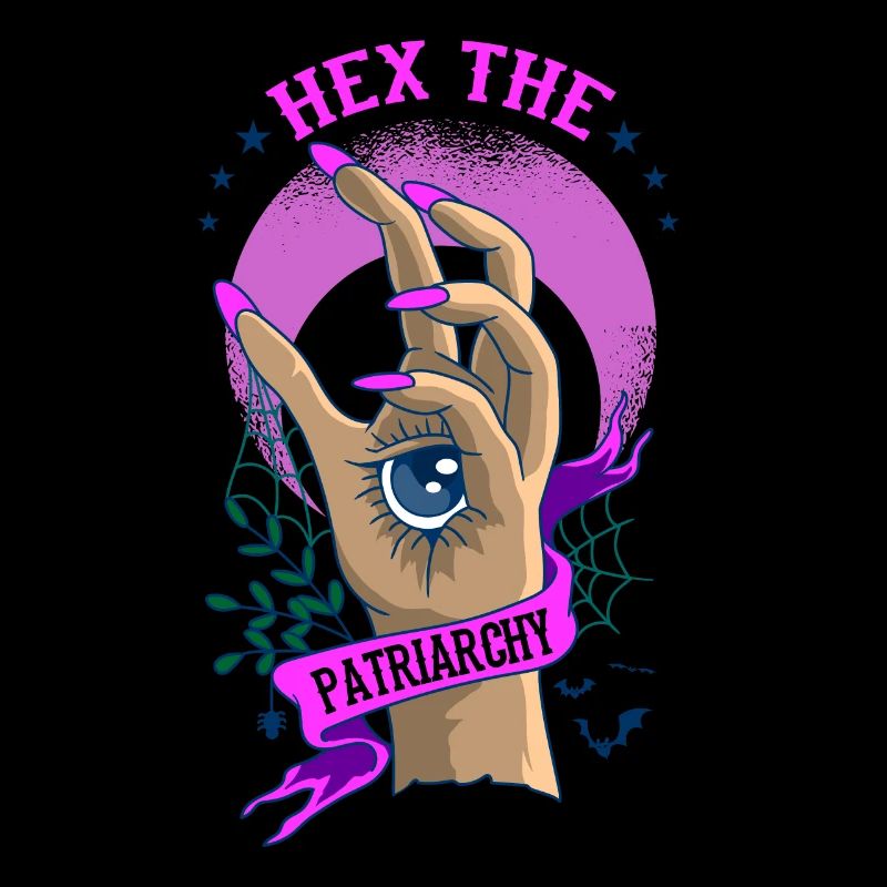Hex The Patriarchy Feminist pentagram Witch
